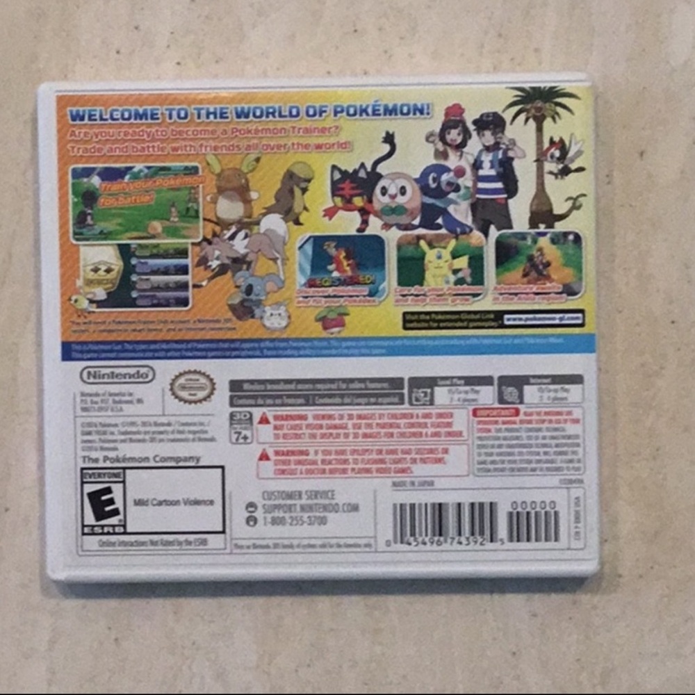 Pokemon Sun Nintendo 3DS Game Authentic Complete CIB - Picture 11 of 12